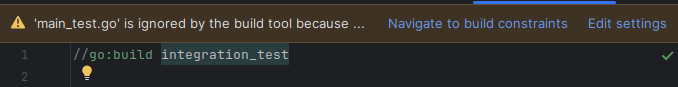 idea screenshot, main_test.go is ignored by build tool
